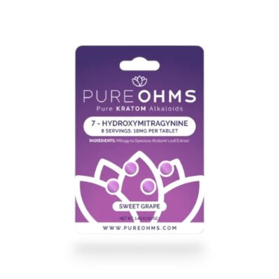 Pure Ohms 7-Hydroxymitragynine Tablet Sweet Grape