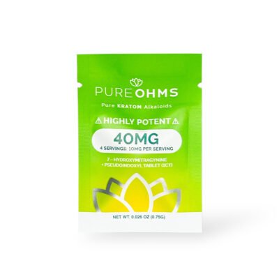Pure Ohms Highly Potent 7-Hydroxymitragynine + Pseudoindoxyl 40mg Tablet